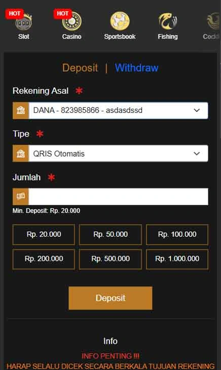 cara deposit Mt966 Slot Rilis New